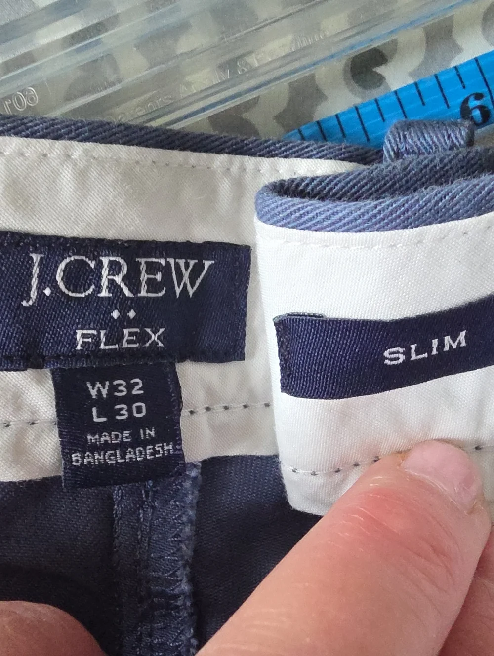 J Crew Slim Fit Wedgewood Blue Pants Size Waist 32, Length 30